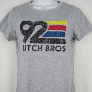 Dutch Bros 92 Tshirt Junior Women's Medium Gray